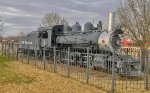 US Potash 2-8-0 3-foot gage steam locomotive number 1  at Carlsbad Lake park